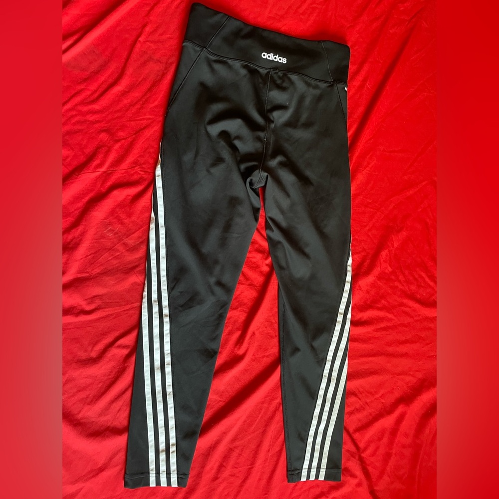 Adidas Aeroready Leggings Workout Pants Outfit Gym Fitness Size M EUC - Picture 6 of 10